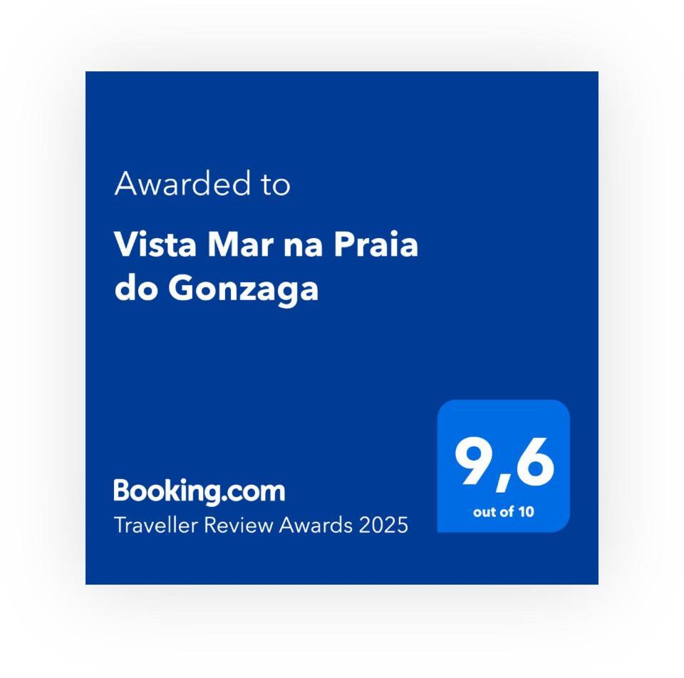 Vista Mar Na Praia Do Gonzaga Santos  Luaran gambar